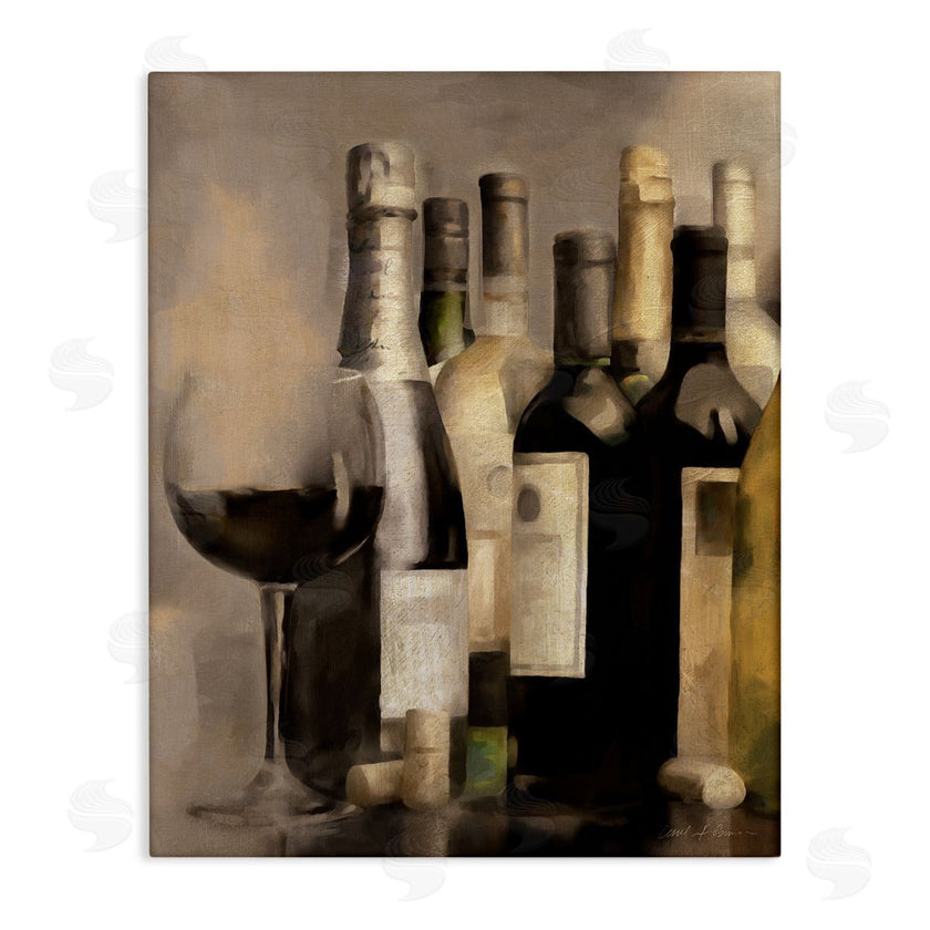 Carol Robinson | Wine Glass with Bottles