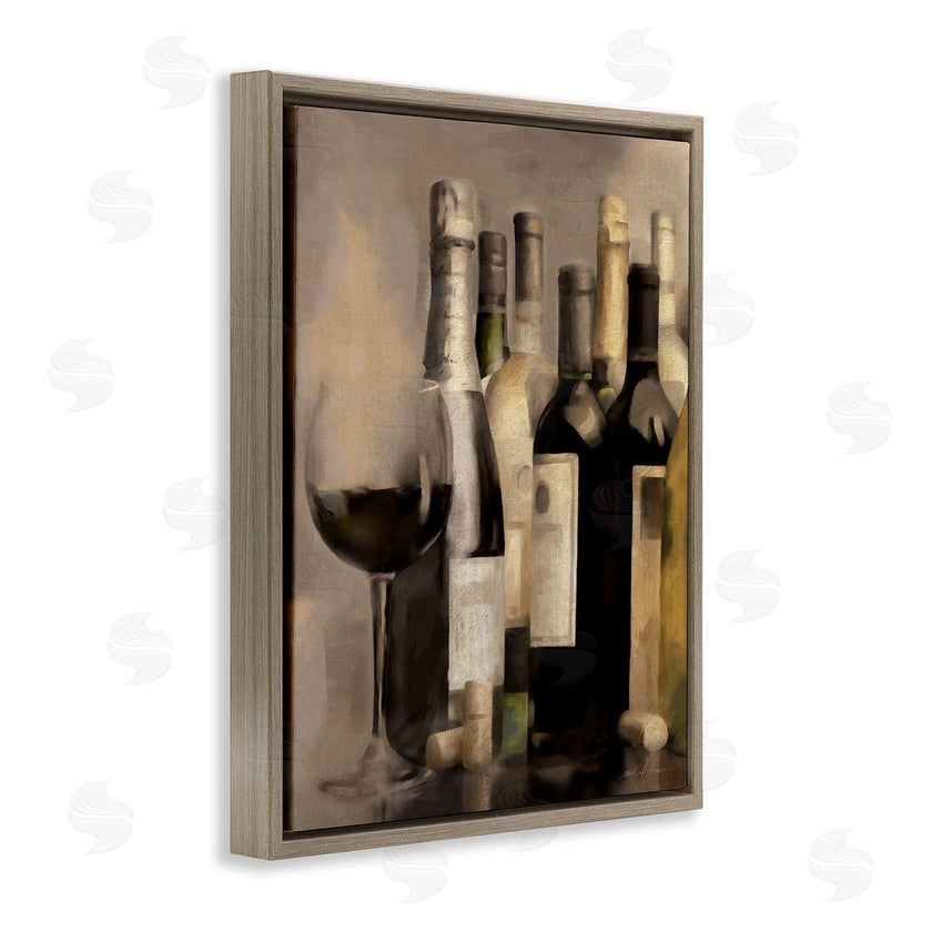 Carol Robinson | Wine Glass with Bottles