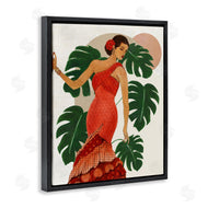 Janet Tava | Fashionable Woman with Leaves