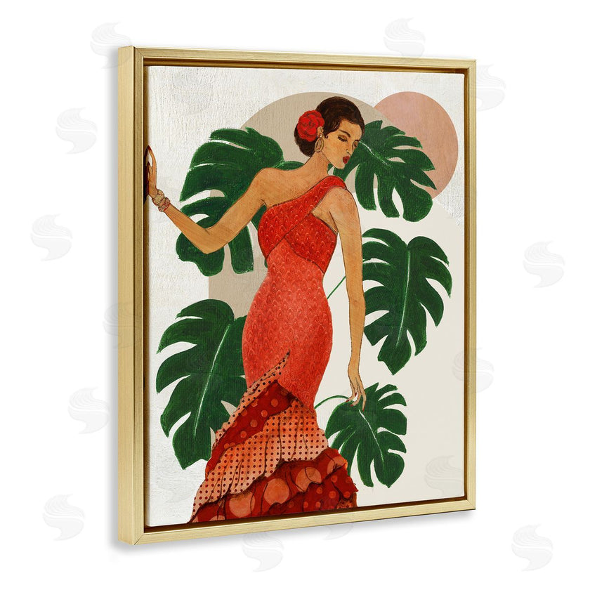 Janet Tava | Fashionable Woman with Leaves