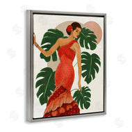 Janet Tava | Fashionable Woman with Leaves