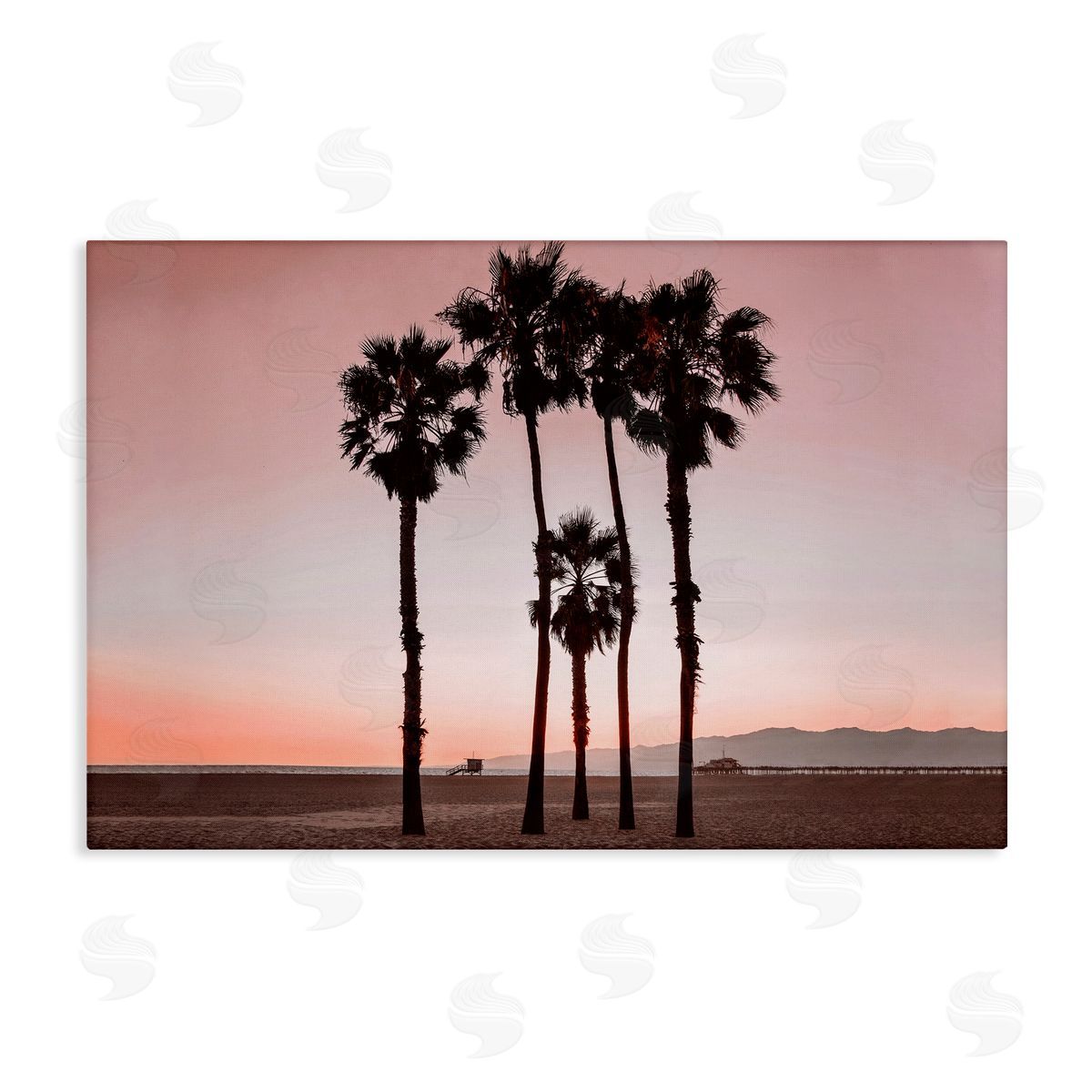 Cluster of Palm Trees Canvas Wall Art, Home Decor by Natalie Carpentieri