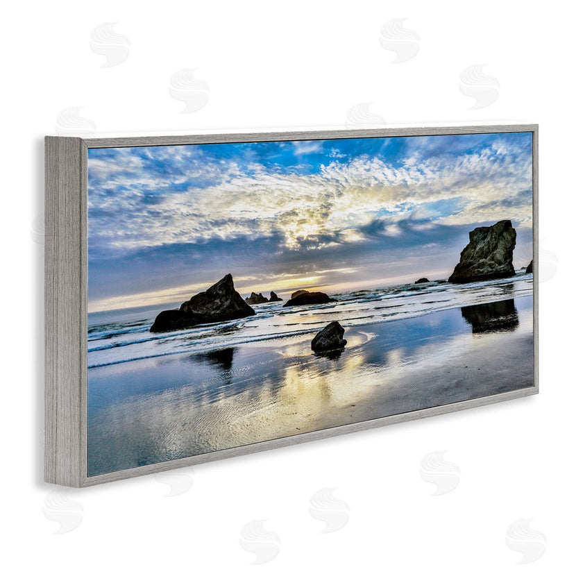 Danita Delimont | Rocks Protruding on Beach