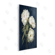 Alex Black | White Blossoms on Blue