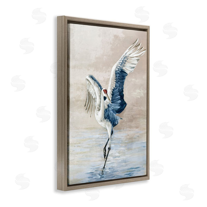 Eli Jones | Dancing Crane on Shore