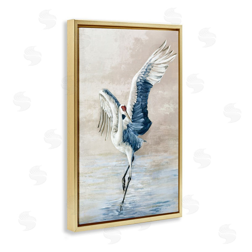 Eli Jones | Dancing Crane on Shore