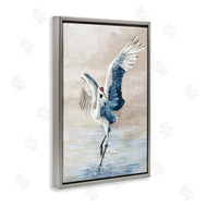 Eli Jones | Dancing Crane on Shore