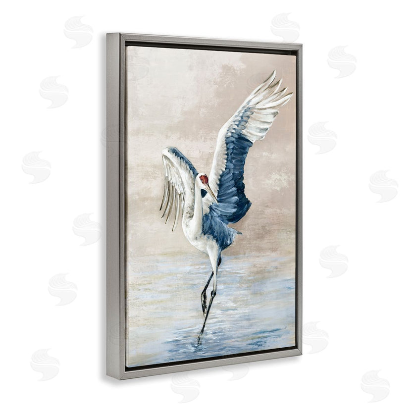 Eli Jones | Dancing Crane on Shore