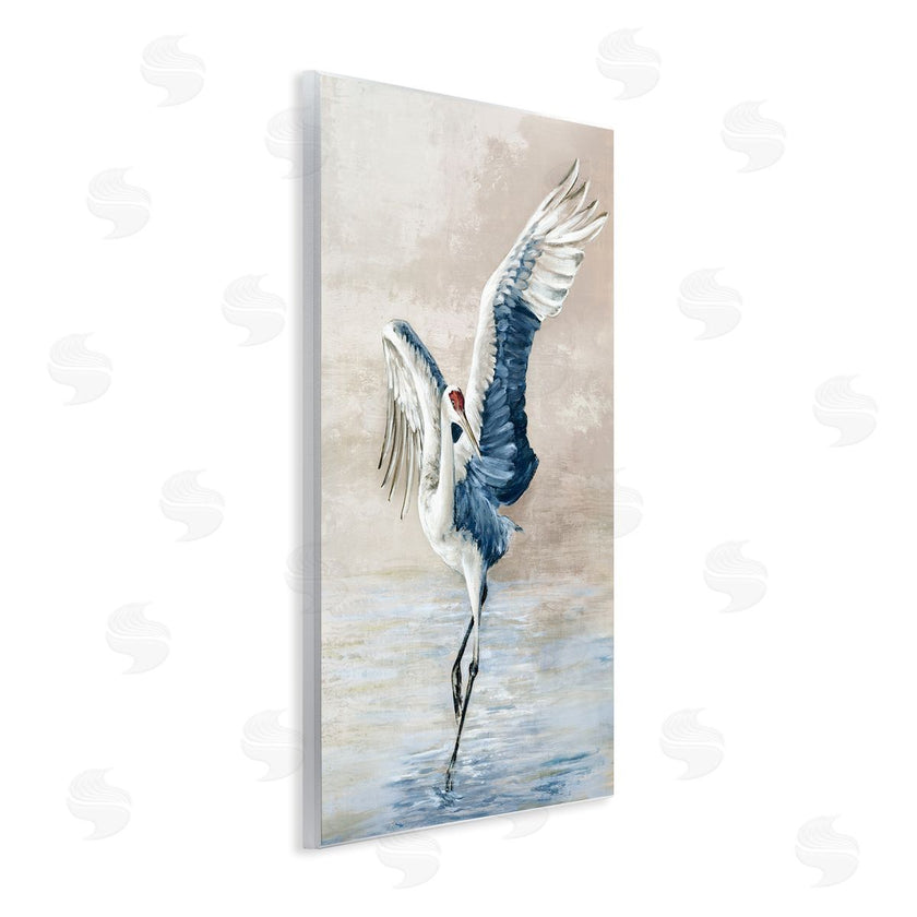 Eli Jones | Dancing Crane on Shore