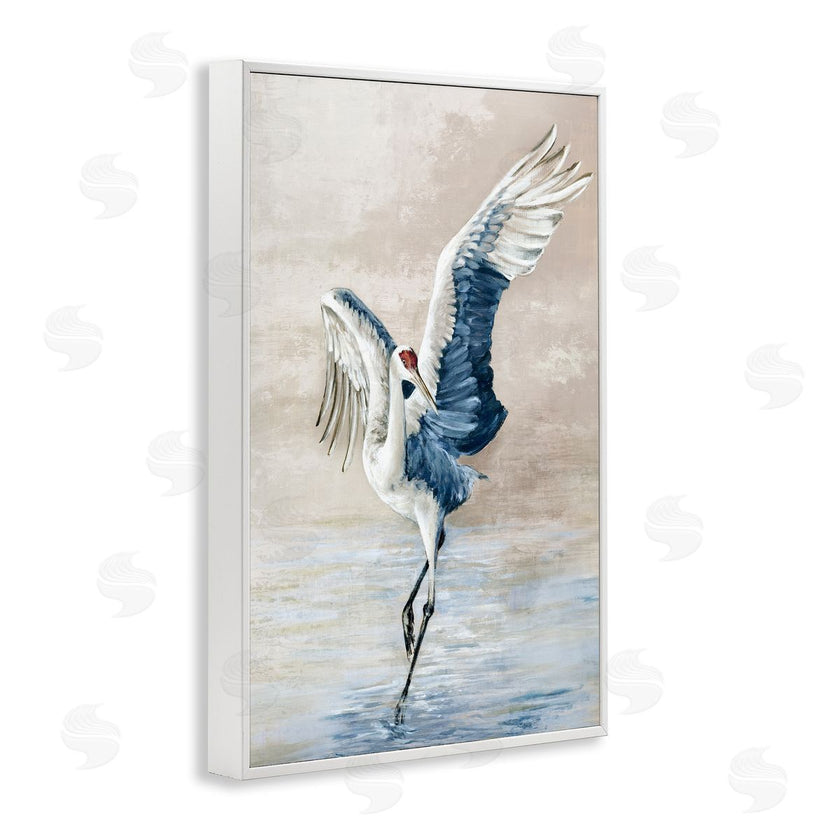 Eli Jones | Dancing Crane on Shore