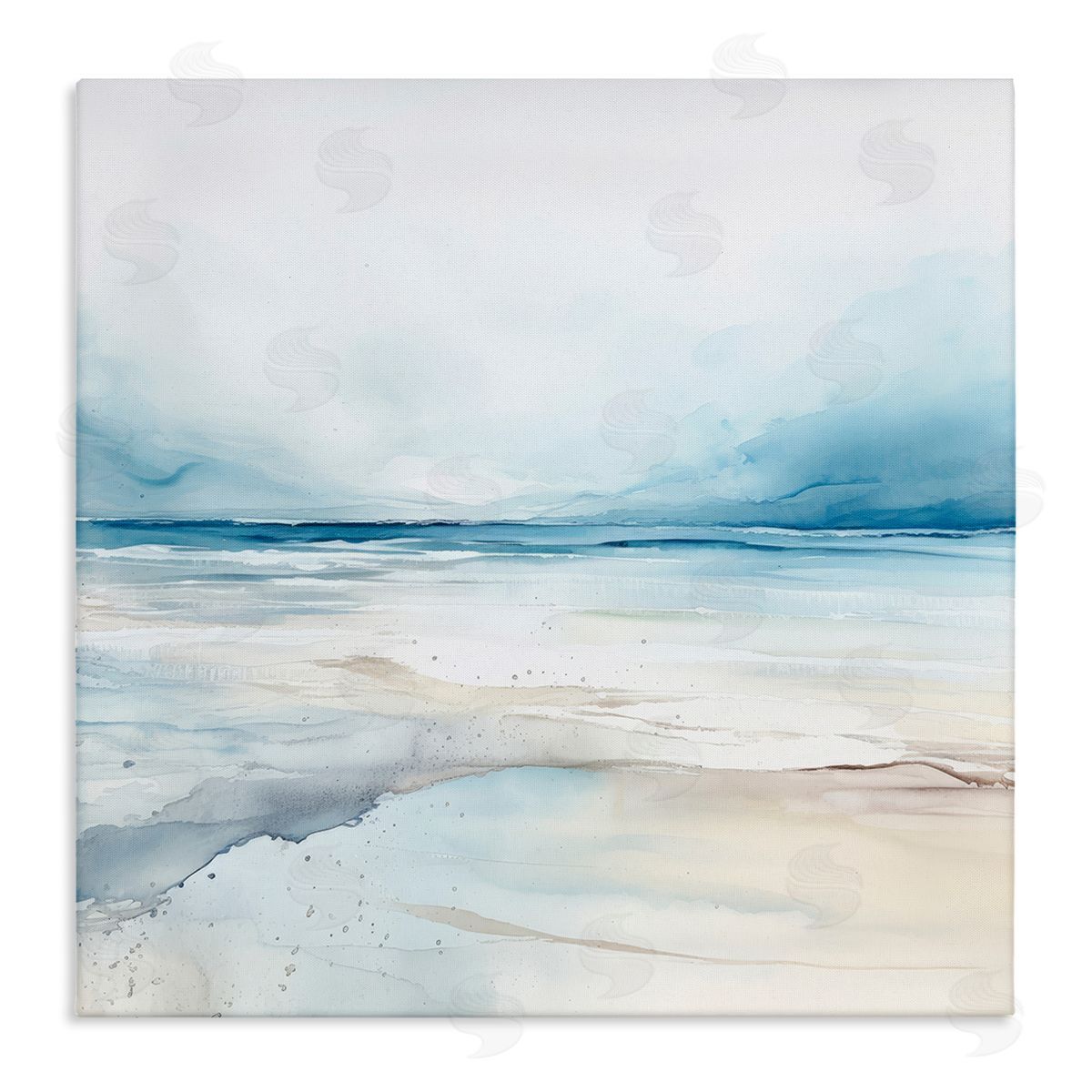 Nautical Scenery Abstract Canvas Wall Art, Home Decor by Irena Orlov