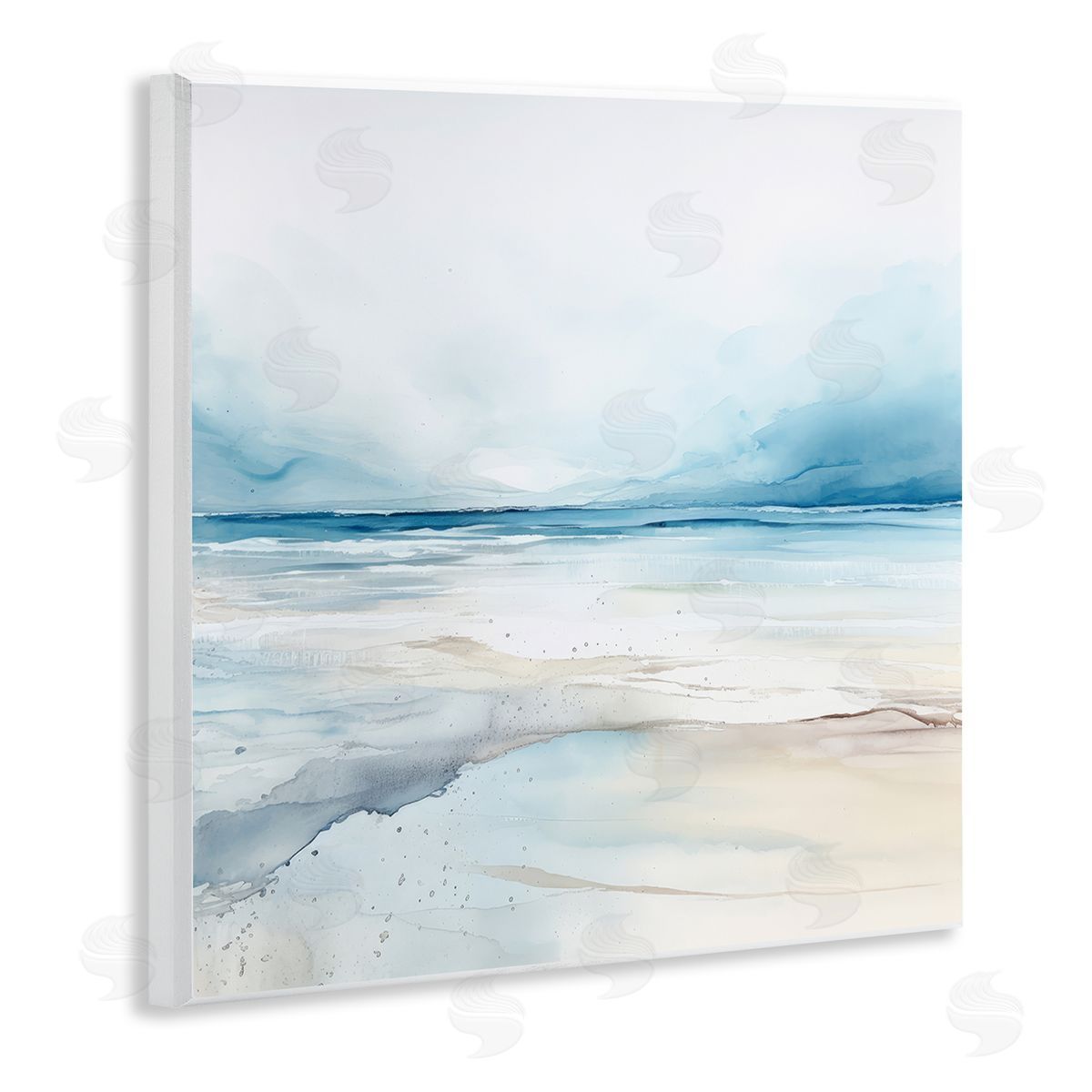 Nautical Scenery Abstract Wood Plaque Wall Art, Home Decor by Irena Orlov