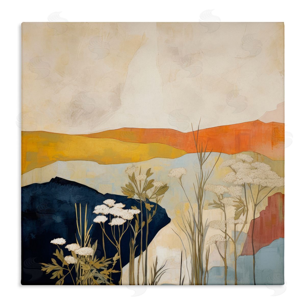 Complex Desert Layers Canvas Wall Art, Home Decor by Irena Orlov