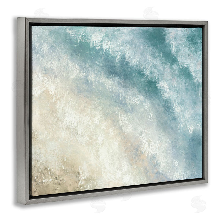 J:L Design | Aerial Shore Foamy Waves