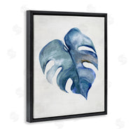 Hannah Dawson | Blue Monstera Leaf