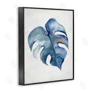 Hannah Dawson | Blue Monstera Leaf