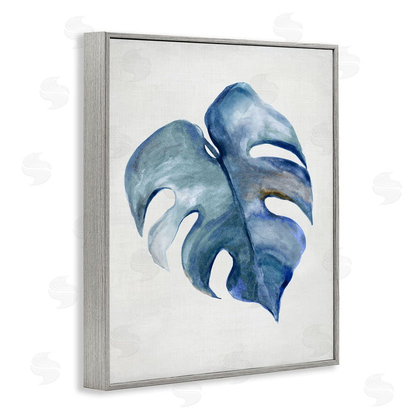 Hannah Dawson | Blue Monstera Leaf