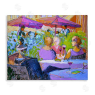 June Erica Vess  | Women Dining Abstraction