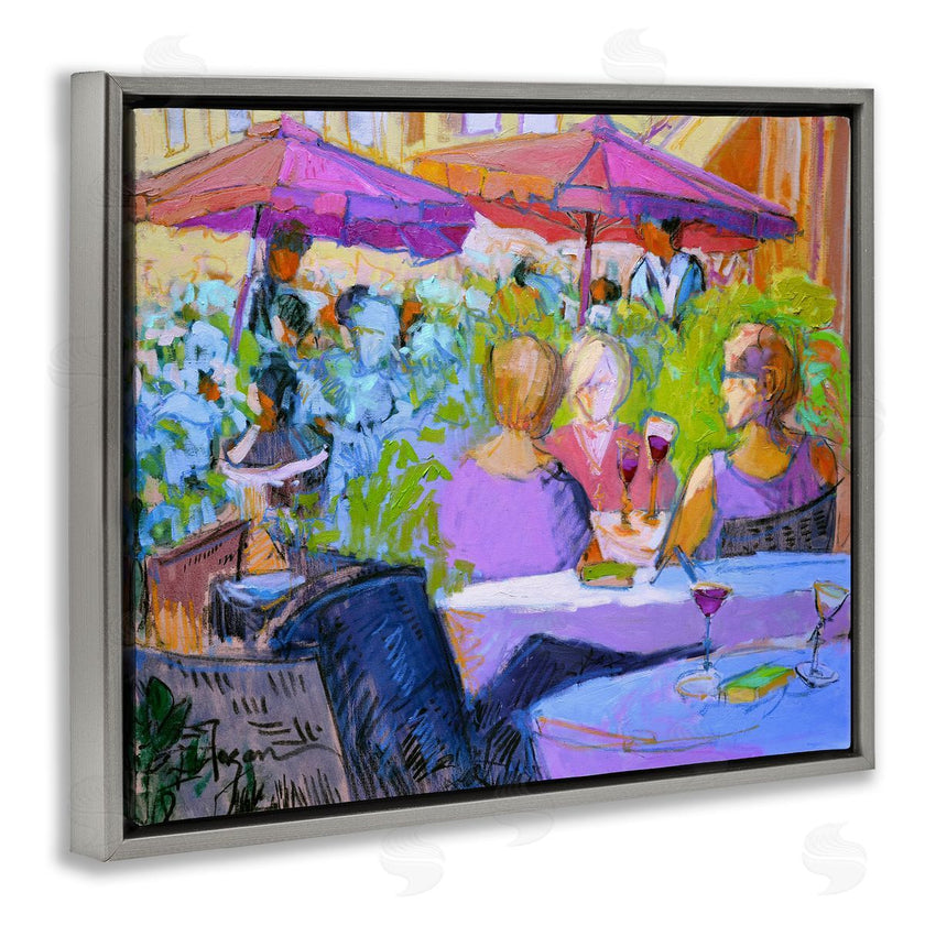 June Erica Vess  | Women Dining Abstraction