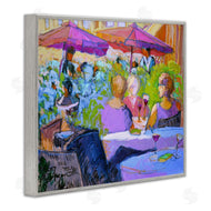 June Erica Vess  | Women Dining Abstraction