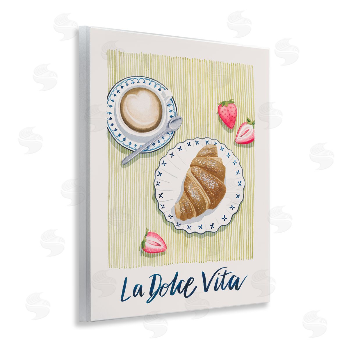 La Dolce Vita Brunch Wood Plaque Wall Art, Home Decor by Grace Popp
