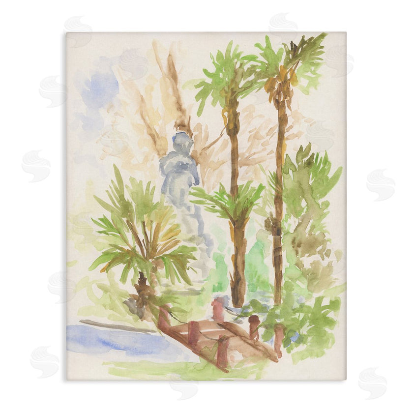June Erica Vess  | Bridge over River Abstract