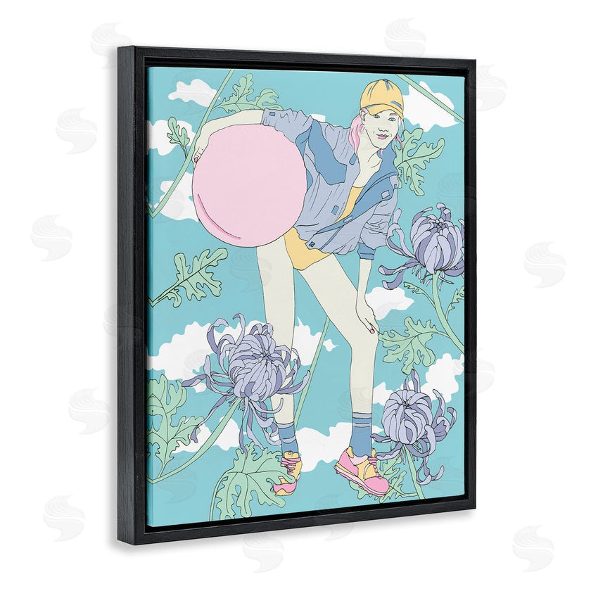 Melissa Wang  | Pastel Exercise Ball Girl