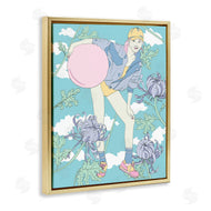 Melissa Wang  | Pastel Exercise Ball Girl