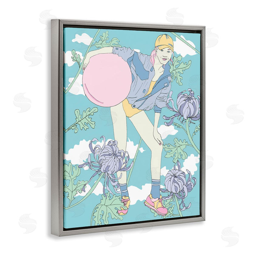 Melissa Wang  | Pastel Exercise Ball Girl