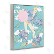 Melissa Wang  | Pastel Exercise Ball Girl