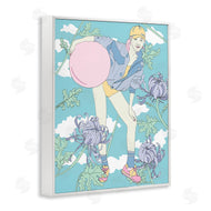 Melissa Wang  | Pastel Exercise Ball Girl