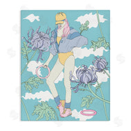 Melissa Wang  | Exercise Girl with Clouds
