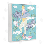 Melissa Wang  | Exercise Girl with Clouds