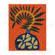 Regina Moore  | Modern Vase on Orange