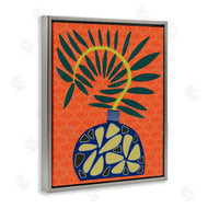 Regina Moore  | Modern Vase on Orange
