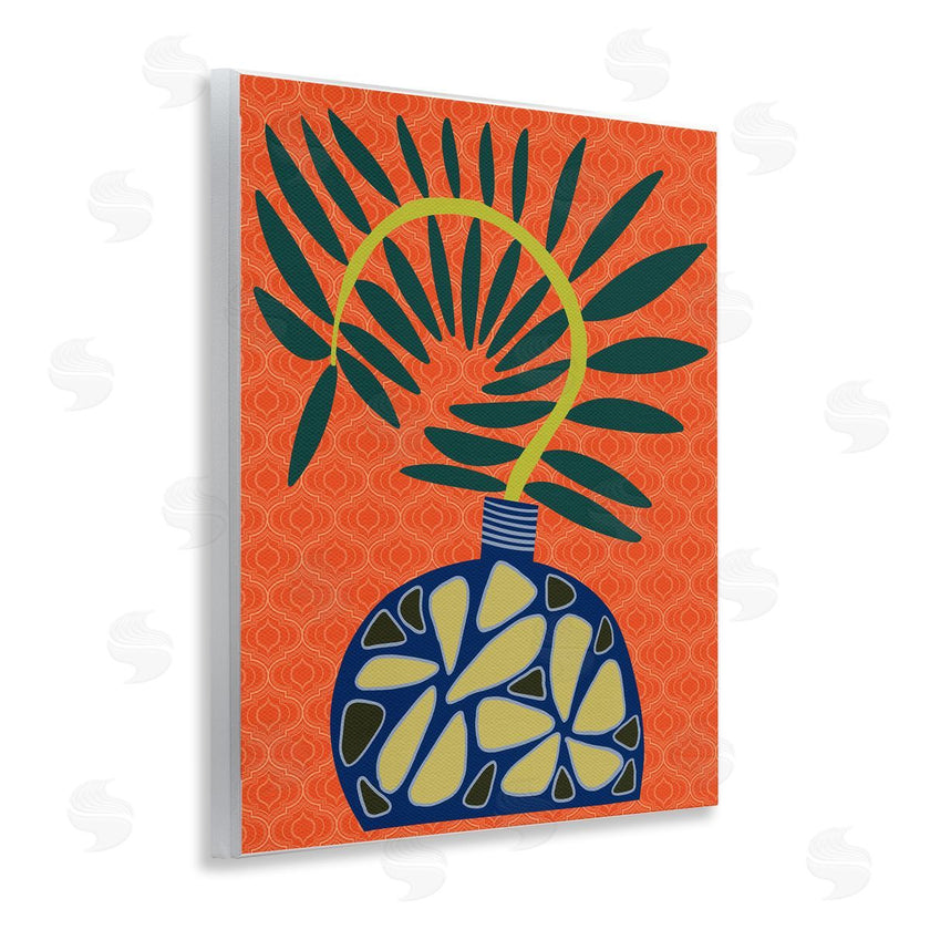 Regina Moore  | Modern Vase on Orange