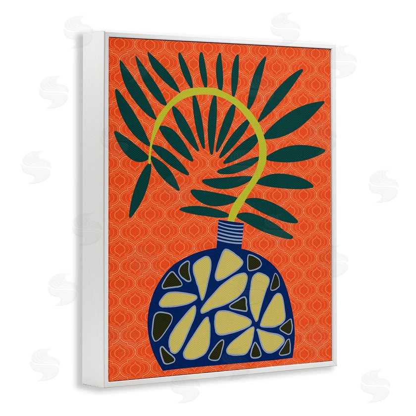 Regina Moore  | Modern Vase on Orange