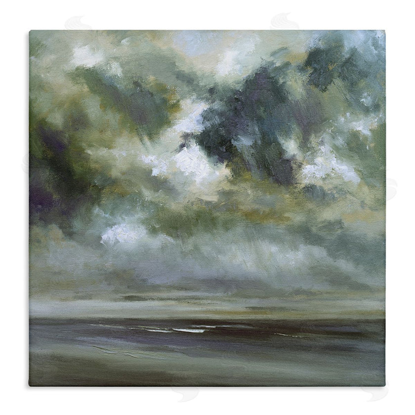 Sheila Finch  | Grey Clouds over Beach