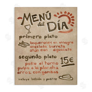 June Erica Vess  | Spanish Restaurant Menu