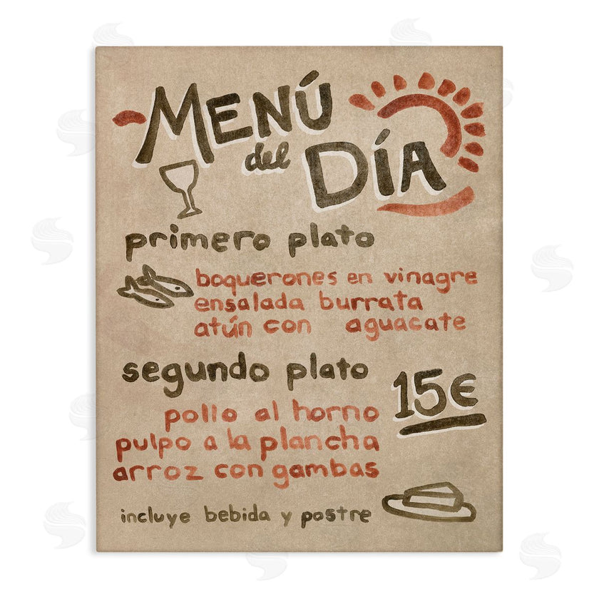 June Erica Vess  | Spanish Restaurant Menu