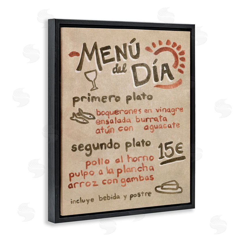 June Erica Vess  | Spanish Restaurant Menu