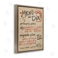 June Erica Vess  | Spanish Restaurant Menu