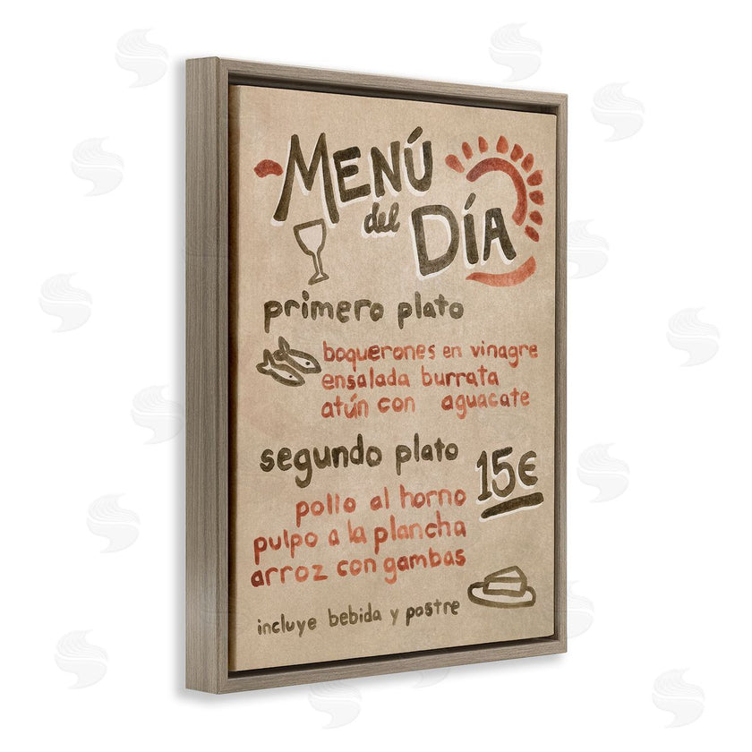 June Erica Vess  | Spanish Restaurant Menu