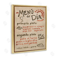 June Erica Vess  | Spanish Restaurant Menu