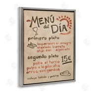 June Erica Vess  | Spanish Restaurant Menu