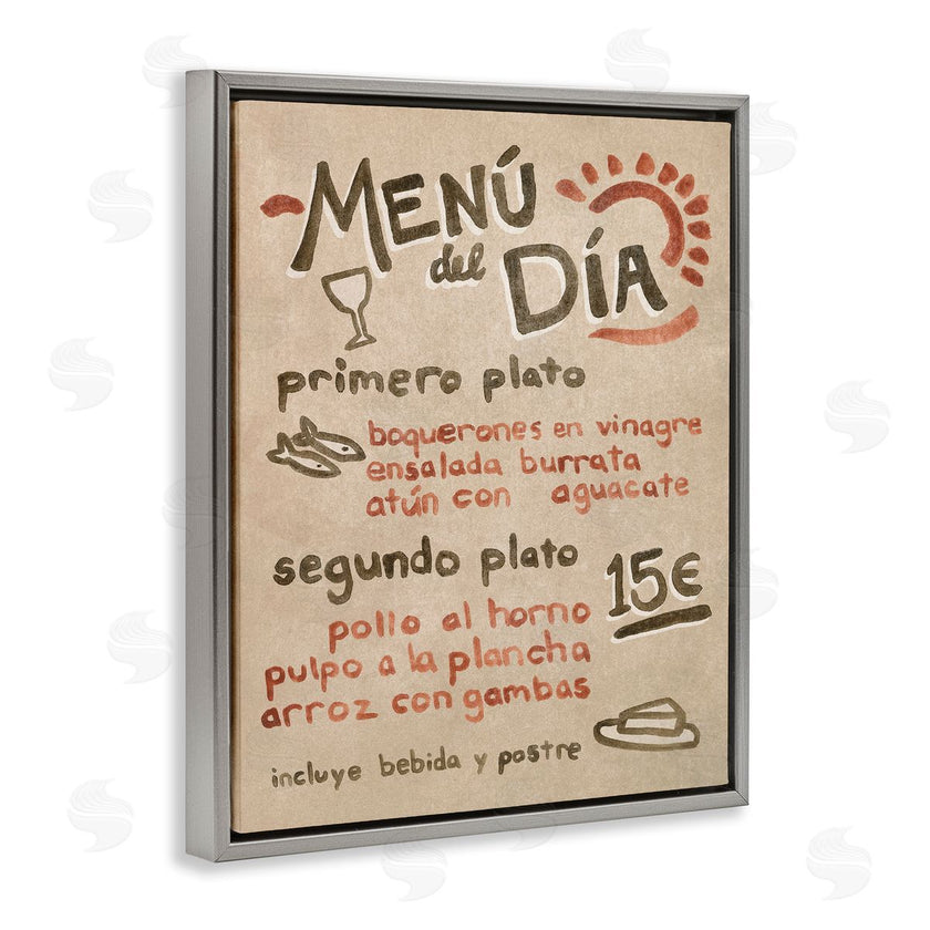 June Erica Vess  | Spanish Restaurant Menu