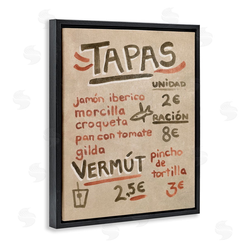 June Erica Vess  | Spanish Tapas Menu