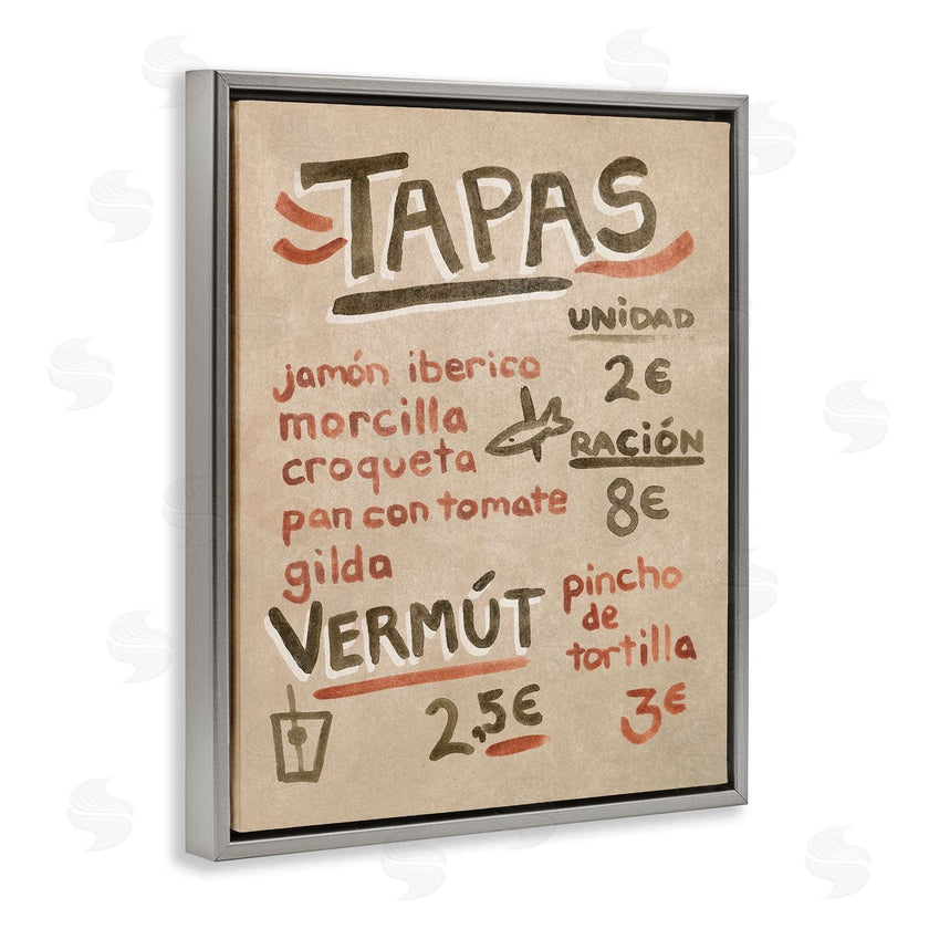 June Erica Vess  | Spanish Tapas Menu