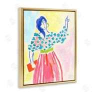 June Erica Vess  | Woman in Bold Dress