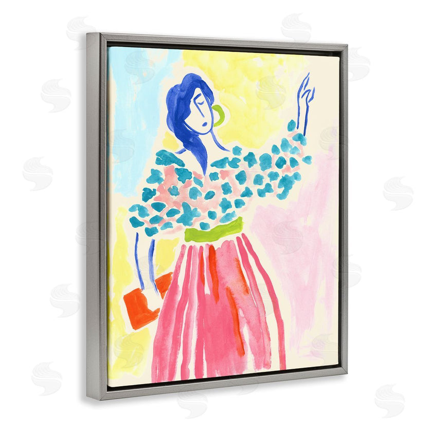 June Erica Vess  | Woman in Bold Dress